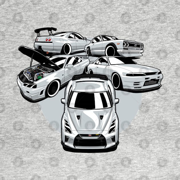 Silver GTR collection by KaroCars